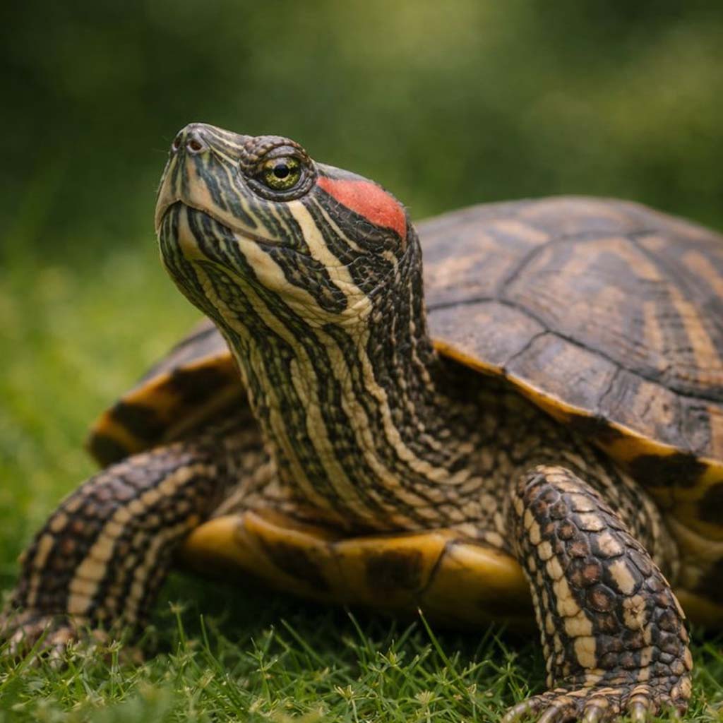 Kırmızı Yanaklı Su Kaplumbağası